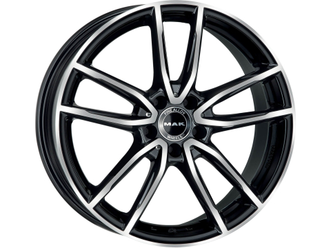 EVO 7,5 17 48 5x112 MAK 66,60 BLACK MIRROR